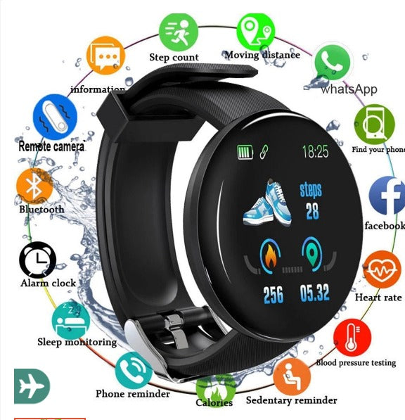 Relógio Smartwatch Bluetooth Masculino Feminino Esportivo Frequência Cardíaca  4.4