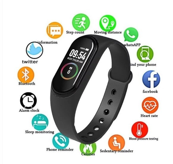 Relógio Inteligente Bluetooth M6/M7 resistente a água/Smartwatch Esportivo MI M6/M7